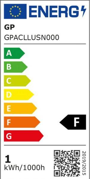 Energy Label GP Batteries GP Lighting LED Capsule G4 1,1W (14W) 120 Lumen GP 085973 (G4, 1.10 W, 120 lm, 1 x, F)