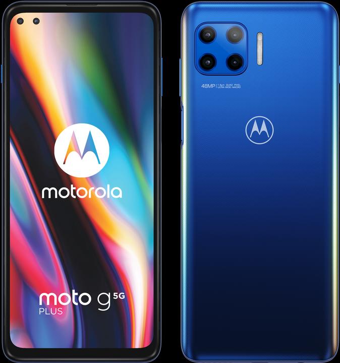 Actual product image Motorola Moto G 5G Plus (128 GB, Surfing Blue, 6.70", Dual SIM, 48 Mpx, 5G)