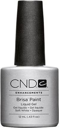 Actual product image CND Brisa Paints Soft White Opaque 0.43oz 12mL (Soft White, Colour paint)