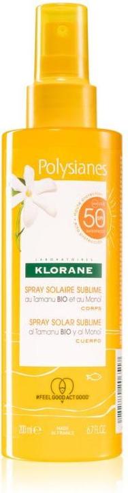 Produktbild Klorane Monoï & Tamanu (Sonnenspray, SPF 30, 200 ml)