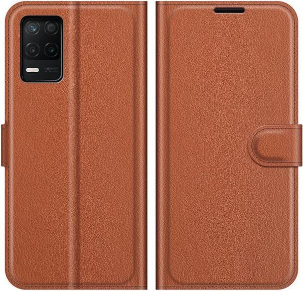 Actual product image MU Classic Litchi Leather Bookcover Series (Realme 8 5G)