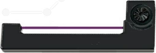 Actual product image Kores Ribbon for EPSON ERC 05, nylon, violet for Epson ERC 05, HX 150 / 160 / 161 (Violet)