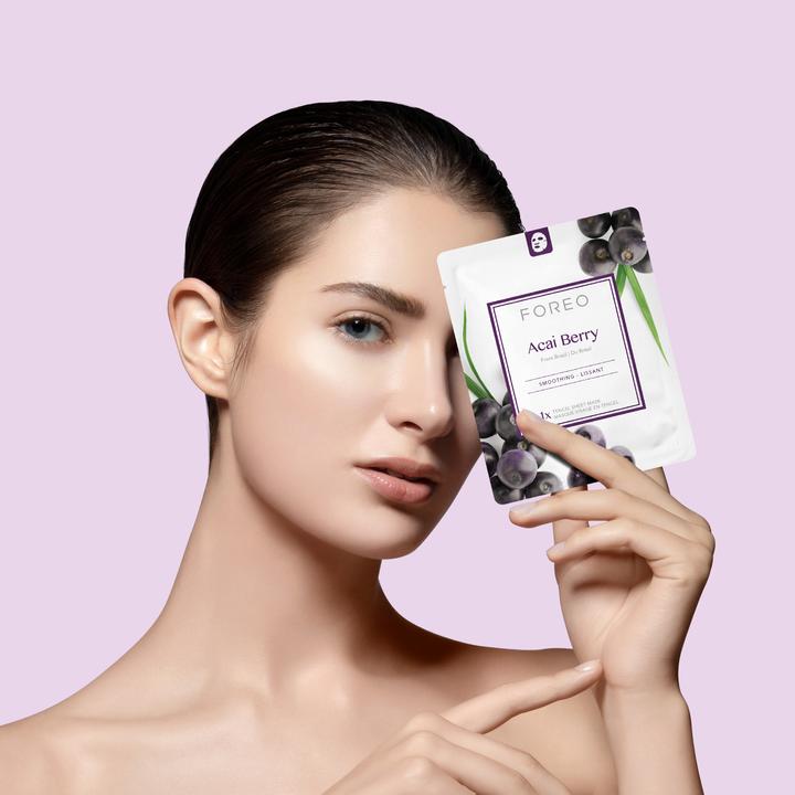 Actual product image Foreo Acai Berry Face Mask 20 g
