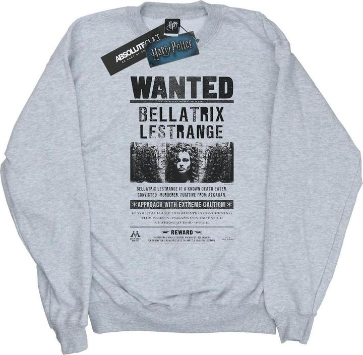 Bellatrix Lestrange Wanted Sweatshirt Jungen