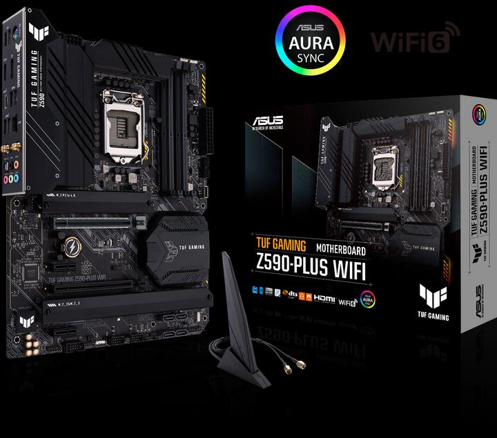 Immagine prodotto ASUS TUF GAMING Z590-PLUS WIFI (LGA 1200, Intel Z590, ATX)
