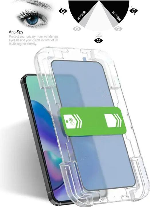 Produktbild Protectorking 5x Echtes Tempered 9H Panzerhartglas Blickschutz (5 Stück, Apple iPhone 13 Pro)