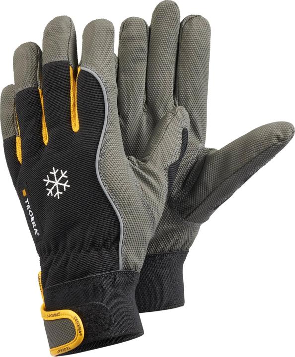 Productafbeelding Tegera Ejendals 9122, Werkplaatshandschoenen, Zwart, Grijs, Geel, Volwassen, Krasbestendig, Nylon (8)