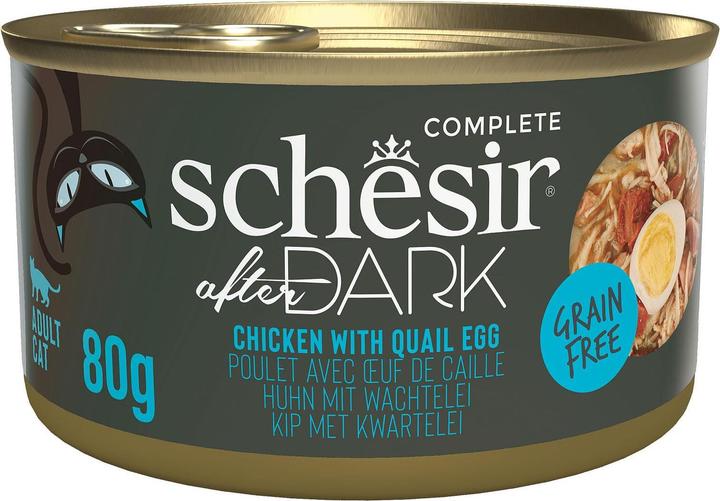 Schesir After Dark Wholefood, pollo con uovo di quaglia, 80g (Adulto, 12 pz., 80 g)