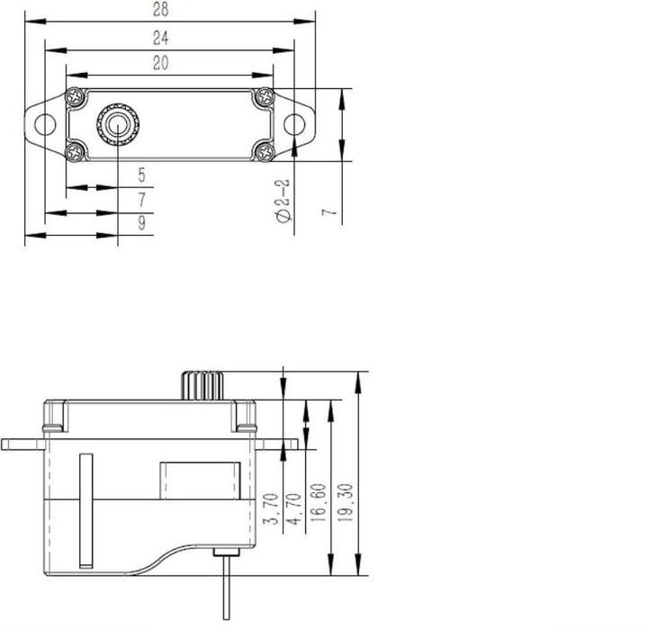 Image du produit KST Servo X06 Digital HV, boîte de vitesses en métal