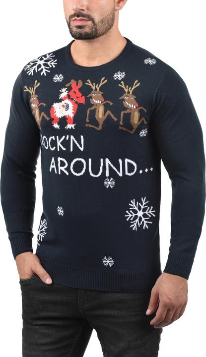 Image du produit Blend Rudolph Pull En Maille De Noël Pull-Over Tricot Pour Homme Avec Encolure Rond (XXL)