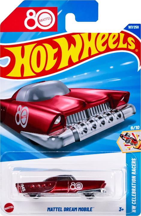 Actual product image Hot Wheels Mattel 80th Anniversary Dream Mobile