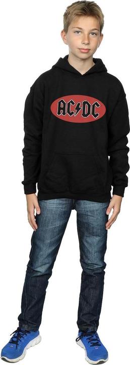 Immagine prodotto AC/DC Red Circle Logo Felpa con Cappuccio Ragazzi (128)