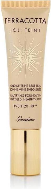Actual product image Guerlain Terracotta Joli Complexion Ebony shining face base 30ml (Ebony)