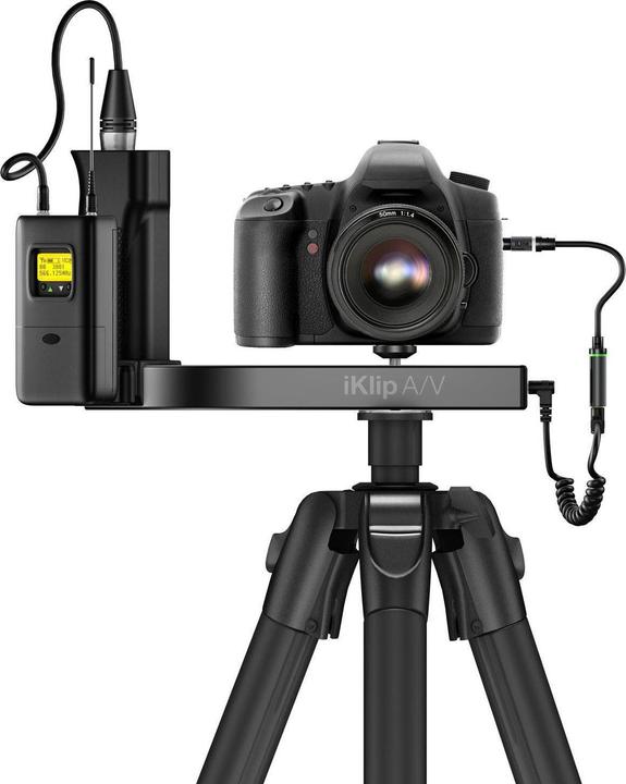 Image du produit IK Multimedia Support pour trépied de téléphone portable IP-IKLIP (Trépied Support de smartphone)