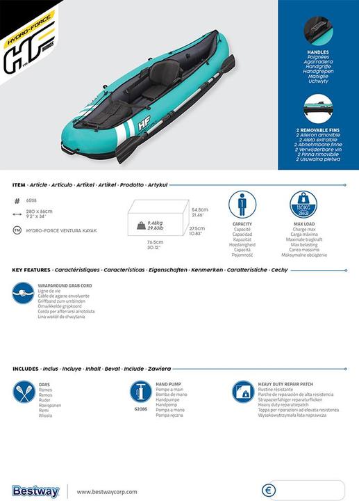 Actual product image Bestway Hydro Force (1 pers.)