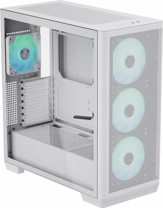 Produktbild AeroCool Geh Midi APNX C1 MicroATX/ATX/MiniITX o.N. (white) (mATX, ATX, Mini-ITX)
