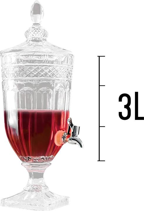 Produktbild Glassware Glas-Saftbrunnen mit Wasserhahn 3L