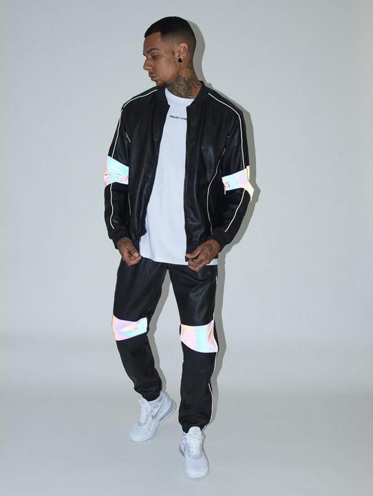 Produktbild Project X Paris kunstlederjacke it reflektierende einsatz (M)