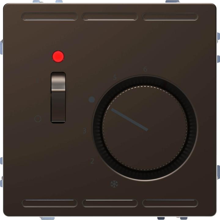Actual product image Merten RTR 230V w. Switch and central plate, MEG5760-6052