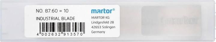 Actual product image Martor 87.60 Spare blade Industrial blade 87 10 pcs. (Replacement blade)