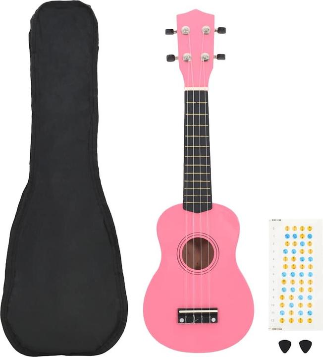 Immagine prodotto VidaXL Set di ukulele soprano con borsa per bambini 23 (Soprano, Soprano)