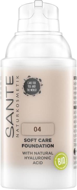 Produktbild Sante Soft Care Foundation with natural Hyaluronic Acid 04 Warm Honey (04 Warm Honey)