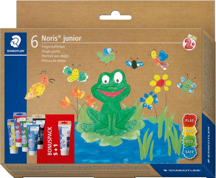Actual product image Staedtler Finger painting color 'Noris junior (Multicoloured, 750 ml)