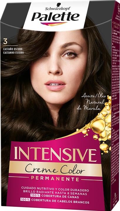 Schwarzkopf PALETTE INTENSIVE tinte #3-castaño oscuro (3)