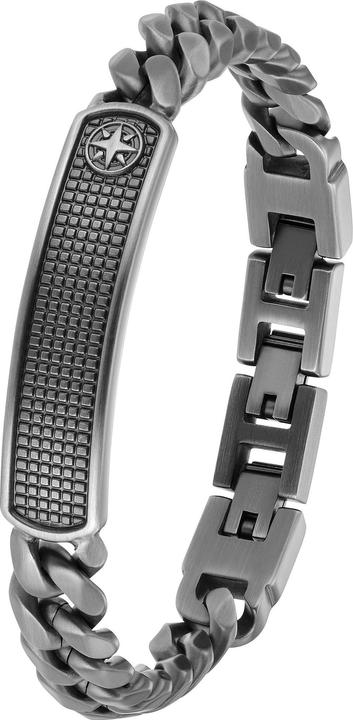S.Oliver Armschmuck für Herren, Edelstahl | Kompass (21.50 cm, Edelstahl)