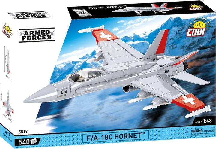 Actual product image Cobi Boeing FA 18 Hornet Swiss Air Force Version