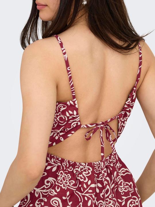 Actual product image Only Onljakiri Linen Strap Midi Dress Wvn (L)