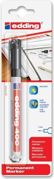 Image du produit Edding 400 (Noir, 1 mm, 1 x)
