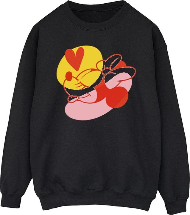 Disney Minnie Mouse Tongue Heart Sweatshirt (M)
