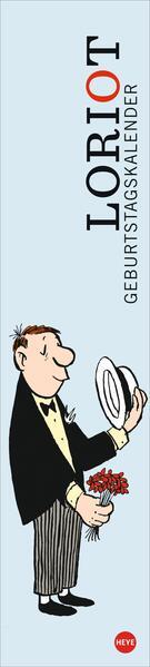 Calendrier d'anniversaire Loriot Planificateur long (Allemand)