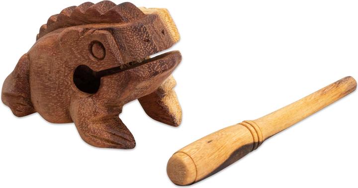 Actual product image Betzold Musik Frog guiro with mallet