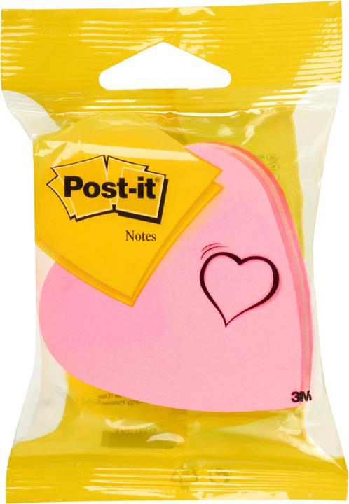 Produktbild Post-it Herz (7 x 7 x 12.5 cm)