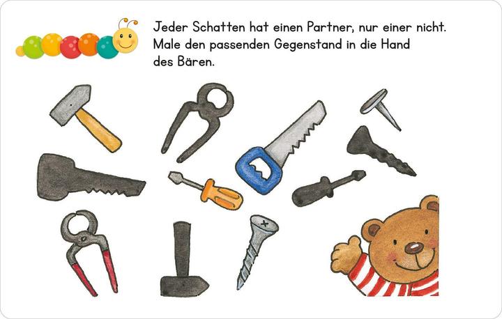 Actual product image Learning caterpillar - shapes and sizes (German)