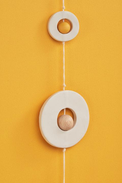 Actual product image VBS Wooden balls drilled through "Ø 20 mm