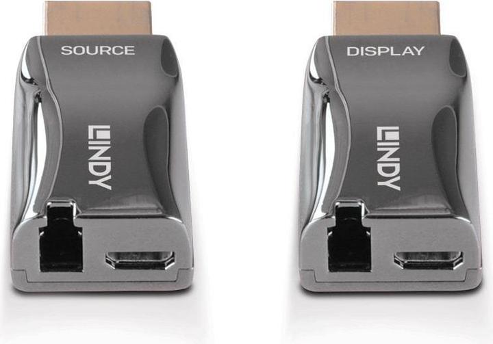 Produktbild Lindy 300m HDMI 4K60 Fiber Optic Dongle extender (0.02 m, HDMI)