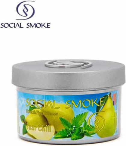Actual product image Social Smoke Pear Chill 100g (Pear, Mint)