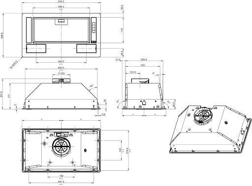 Actual product image Gorenje BHI611ES (Wall hood)