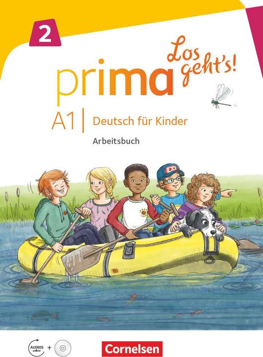 Produktbild Prima - Los geht's!, Deutsch für Kinder, Band 2, Arbeitsbuch mit Audio-CD und Stickerbogen (Deutsch, Susanne Sperling, Giselle Valman, Aleksandra Obradovic, 2019)