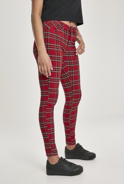 Actual product image Urban Classics Ladies Skinny Tartan Pants (33)