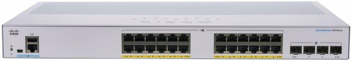 Actual product image Cisco PoE+ Switch CBS350-24P-4X-EU 28 Port (24 Ports)