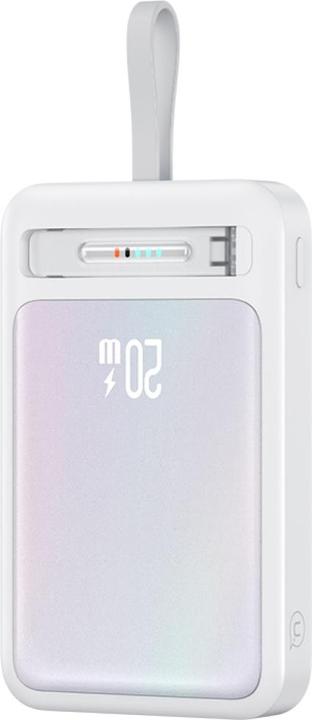 Actual product image Usams Powerbank XM Series CD219 10000mAh Magnetic Wireless niebieski (22.50 W)