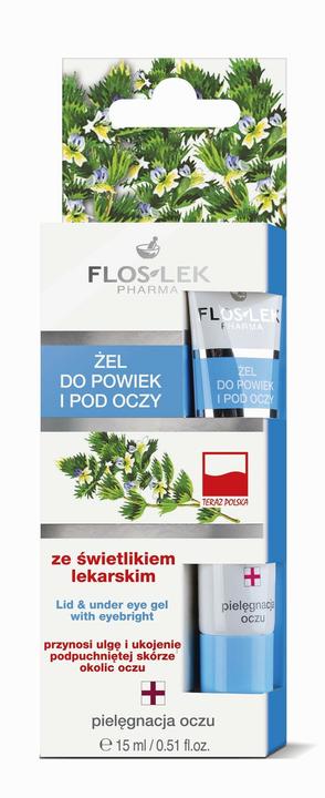 Image du produit Floslek Pharma Lid & Under Eye Gel paupières et yeux avec firefly 15ml (Gel, 15 ml, Journée)