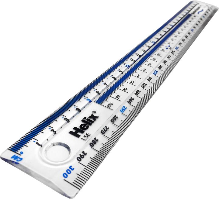 Helix Lineal Transparent Kunststoff (300 mm)