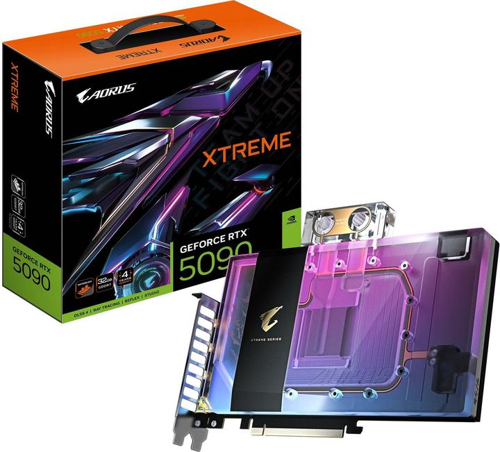 Produktbild Gigabyte AORUS GeForce RTX 5090 XTREME WATERFORCE WB (32 GB)