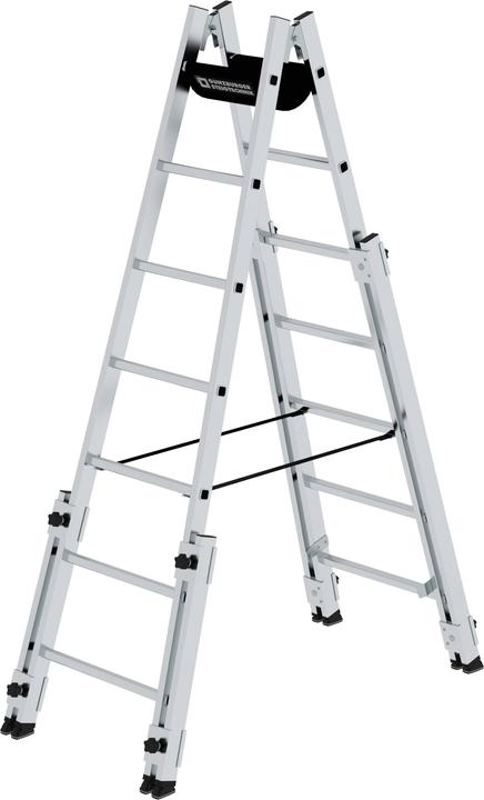 Actual product image Munk Stepladder with rungs for stairs 2x7 rungs (Stepladder, 210 cm)