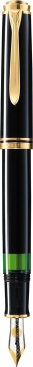 Actual product image Pelikan Fountain Pen M200 Black B Case (Black, Gold, 1 x)